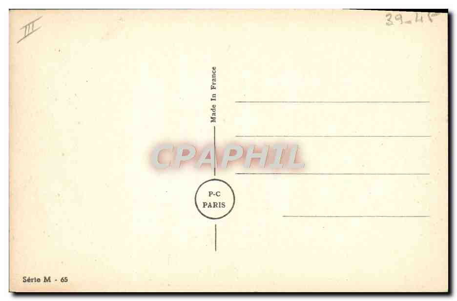 CPA Fantaisie Militaria En occupation — Rückseite