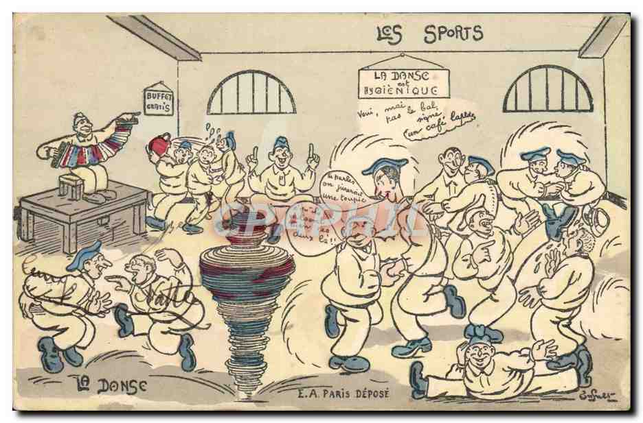 La Danse Hygiénique — Les Sports — E.A. Paris Déposé