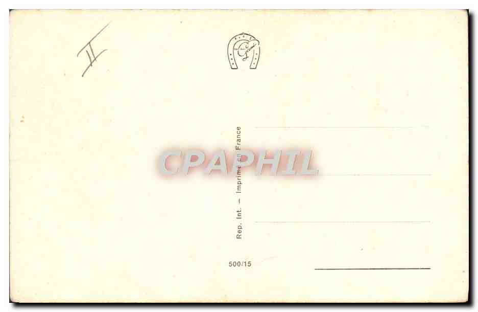 Accident de moto — Soldat et femme surprise — Imprimerie Int. Rep. France, n° 500/15 — Verso