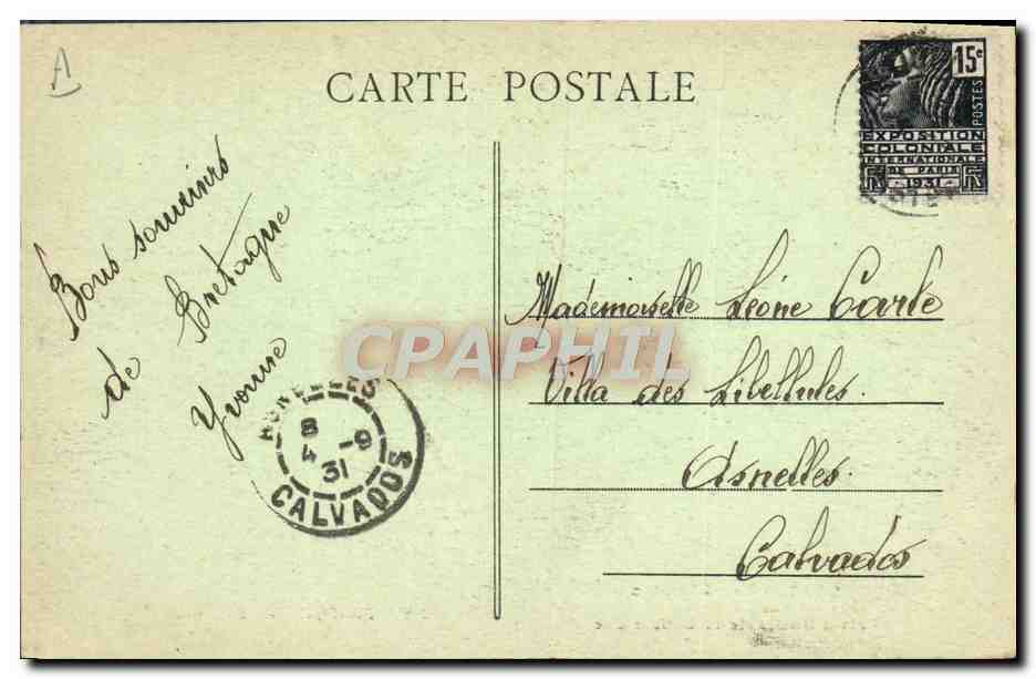 CPA Folklore Plaisirs du village Petite sauterie du dimanche  — Rückseite
