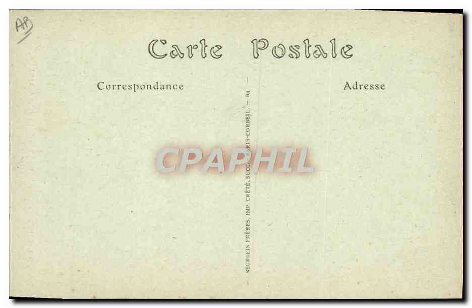 CPA Folklore Noce bretonne au pays de Cornouailles Les invites Mariage  — Verso