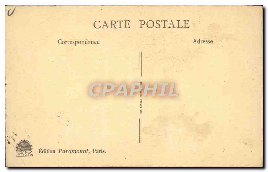 CPM Cinema Rudolph Valentino Le Cheik Films Paramount  — Verso