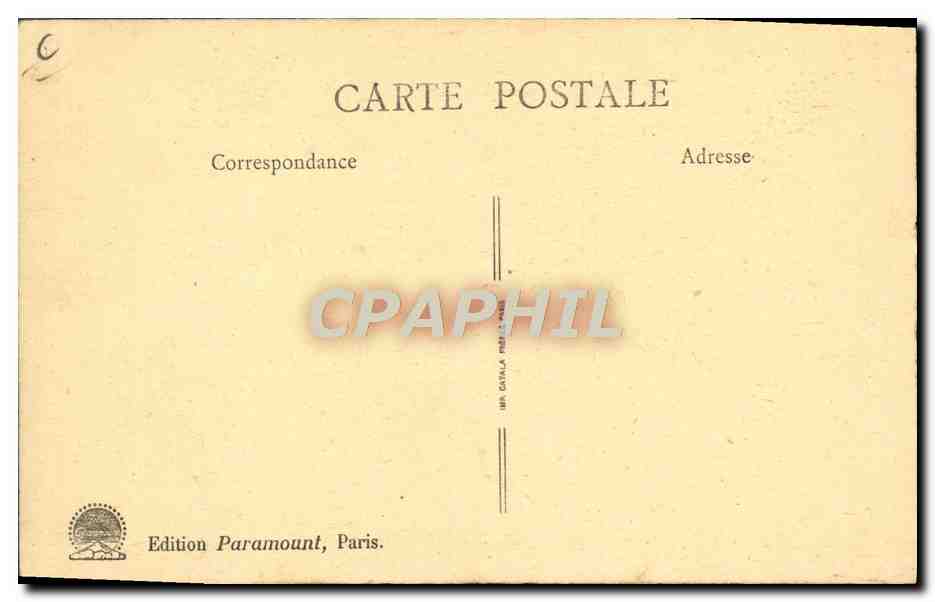 CPM Cinema Rudolph Valentino Le Cheik Films Paramount  — Verso