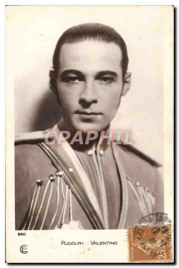 Rudolph Valentino — portrait en uniforme — Cinémagazine, n°260