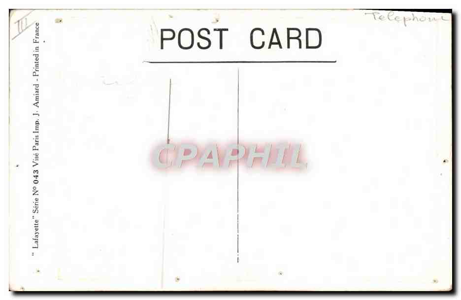 CPA Fantaisie Telephone Chien Ecossais — Reverso