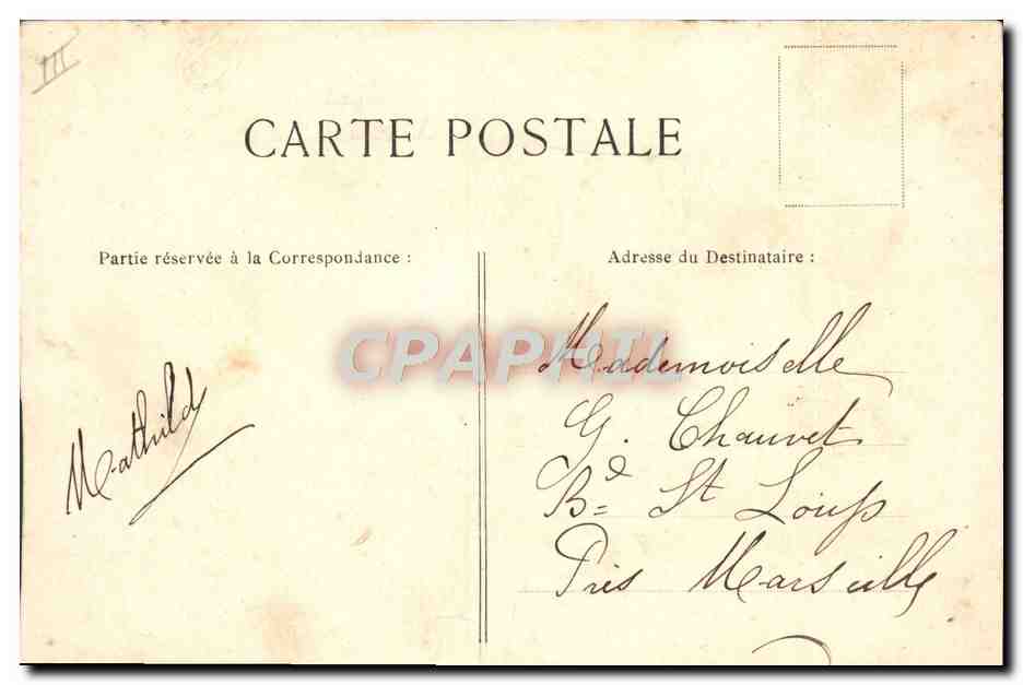 CPA Fantaisie Telephone Femme  — Rückseite