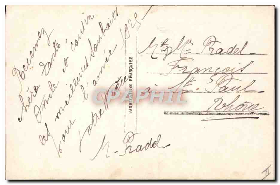 CPA Fantaisie Telephone Femme  — Rückseite