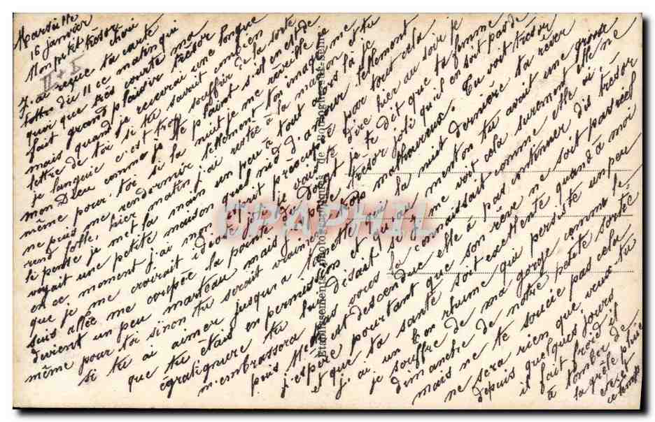 CPA Fantaisie Telephone Femme Soldat Militaria  — Rückseite