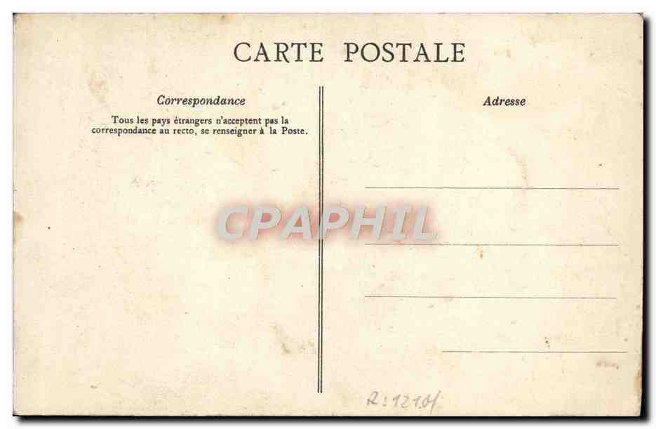 CPA Carte geographique Chocolaterie d'Aiguebelle Hautes-Pyrenees — Rückseite