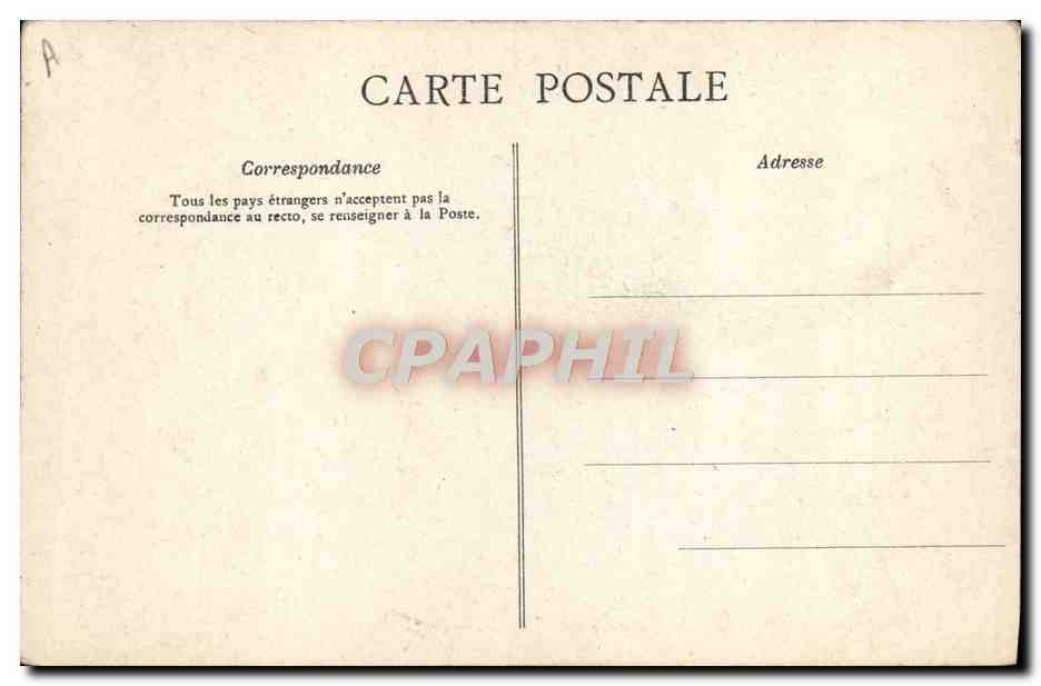 CPA Carte geographique Chocolaterie d'Aiguebelle Basses Pyrenees — Rückseite