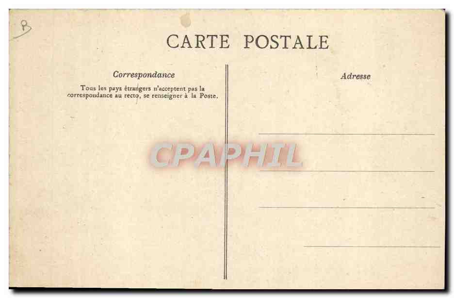 CPA Carte geographique Chocolaterie d'Aiguebelle Gers Isle Jourdain — Rückseite