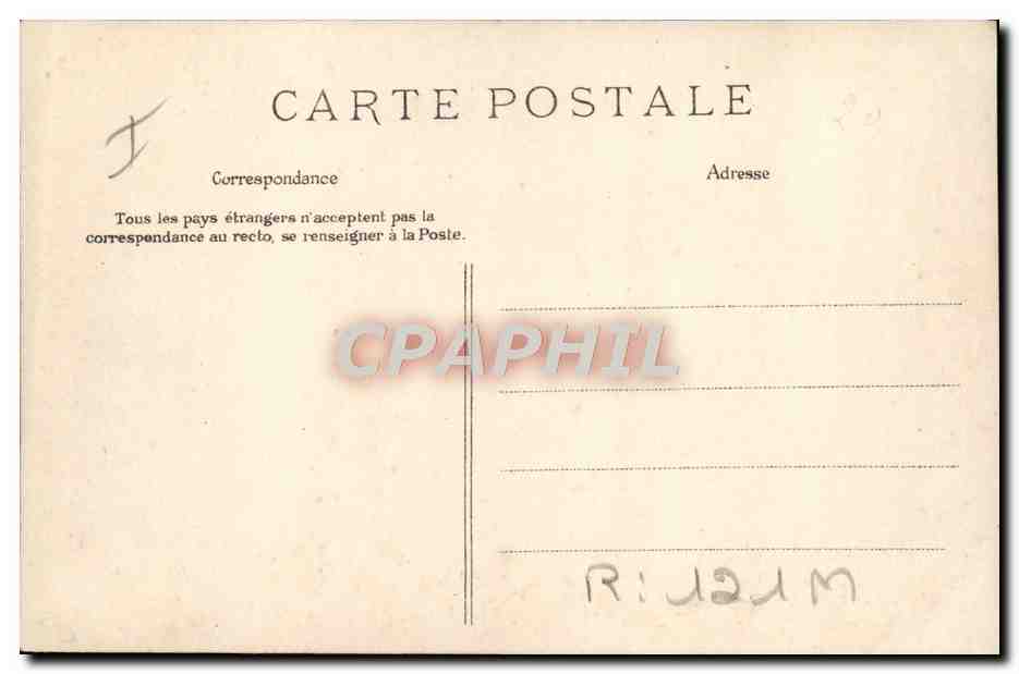 CPA Folklore La paie des moissonneurs  — Verso