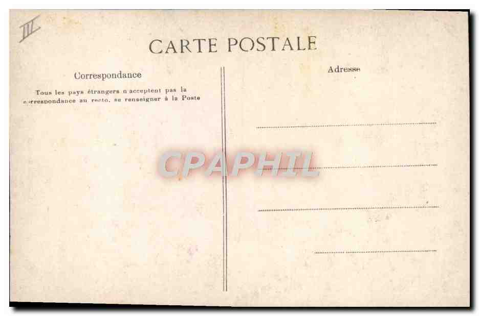 CPA Folklore Enfants Une declaration — Verso