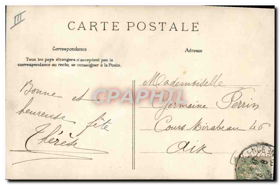 CPA Folklore Moutons Enfants — Verso