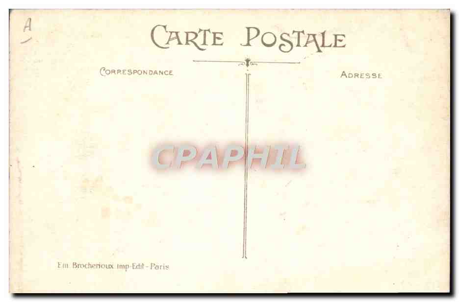 CPA Folklore Scenes de la vie Normande Apres la traite Vache  — Verso