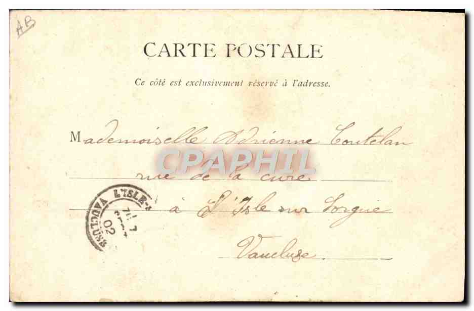 CPA Folklore Paysan Le hersage  — Rückseite