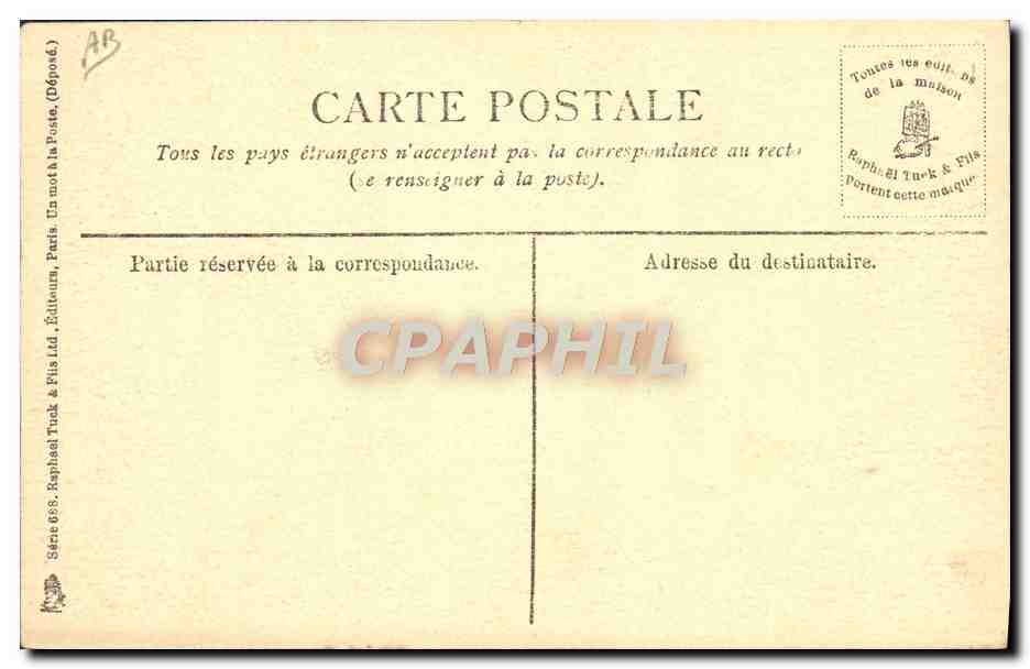 CPA Folklore Hersage Chevaux — Rückseite