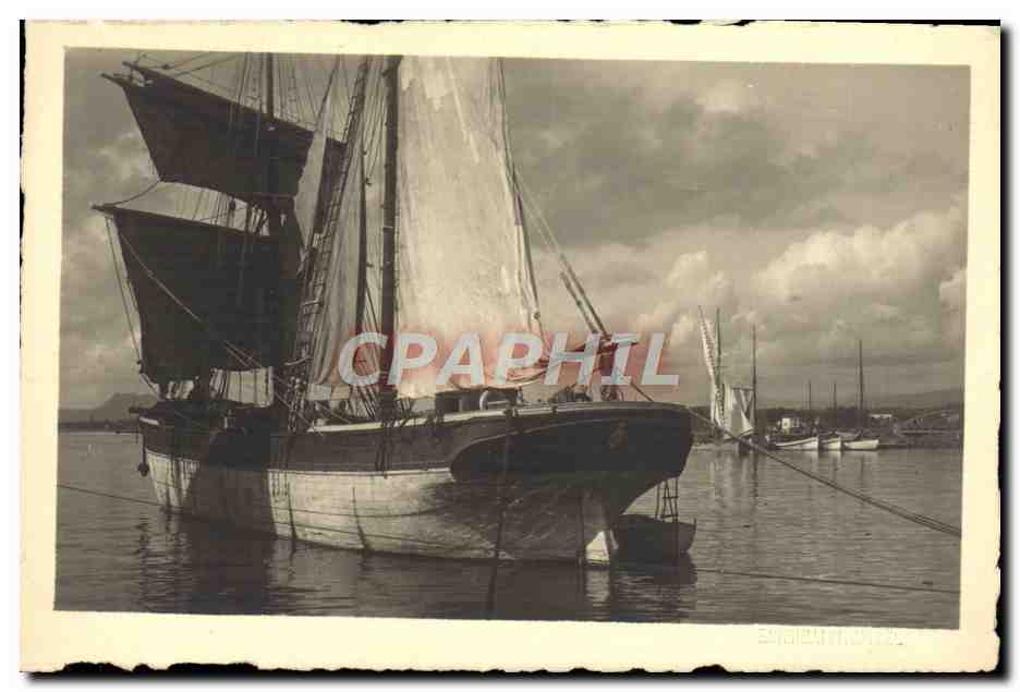 Segelboot — Hafen — Verlag Enrichmont, Nr. 122