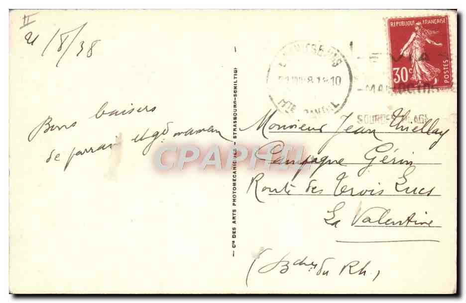 CPA Bateau Evian les Bains Bateau du lac Leman  — Verso