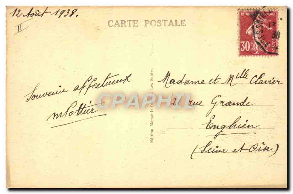Les Sables d'Olonne (Vendée) — Départ de thonnières pour la pêche — Édition Marsault, n°31 — Reverso