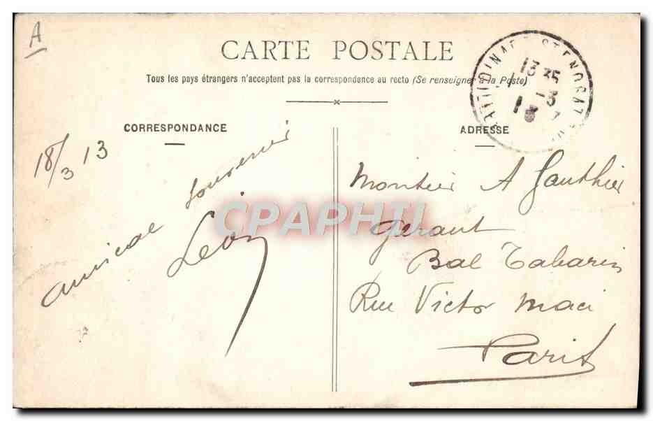 CPA Bateau Dinard Bisquines cancalaises en rade de Dinard  — Verso