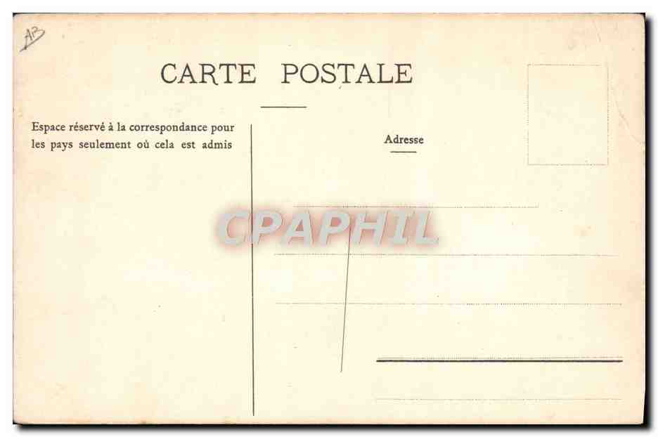Le grillon — Les Cartes Postales "Porte-Bonheur" — Imp. D'Art. Robert & Cie, Paris — Achterkant