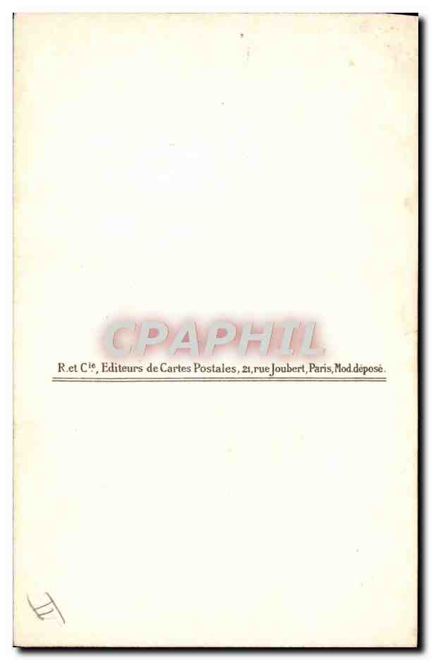 Nénénette, Rintintin et Radadou — Porte-Bonheur — R. et Cie, éditeurs de cartes postales, 21 rue Joubert, Paris — Verso