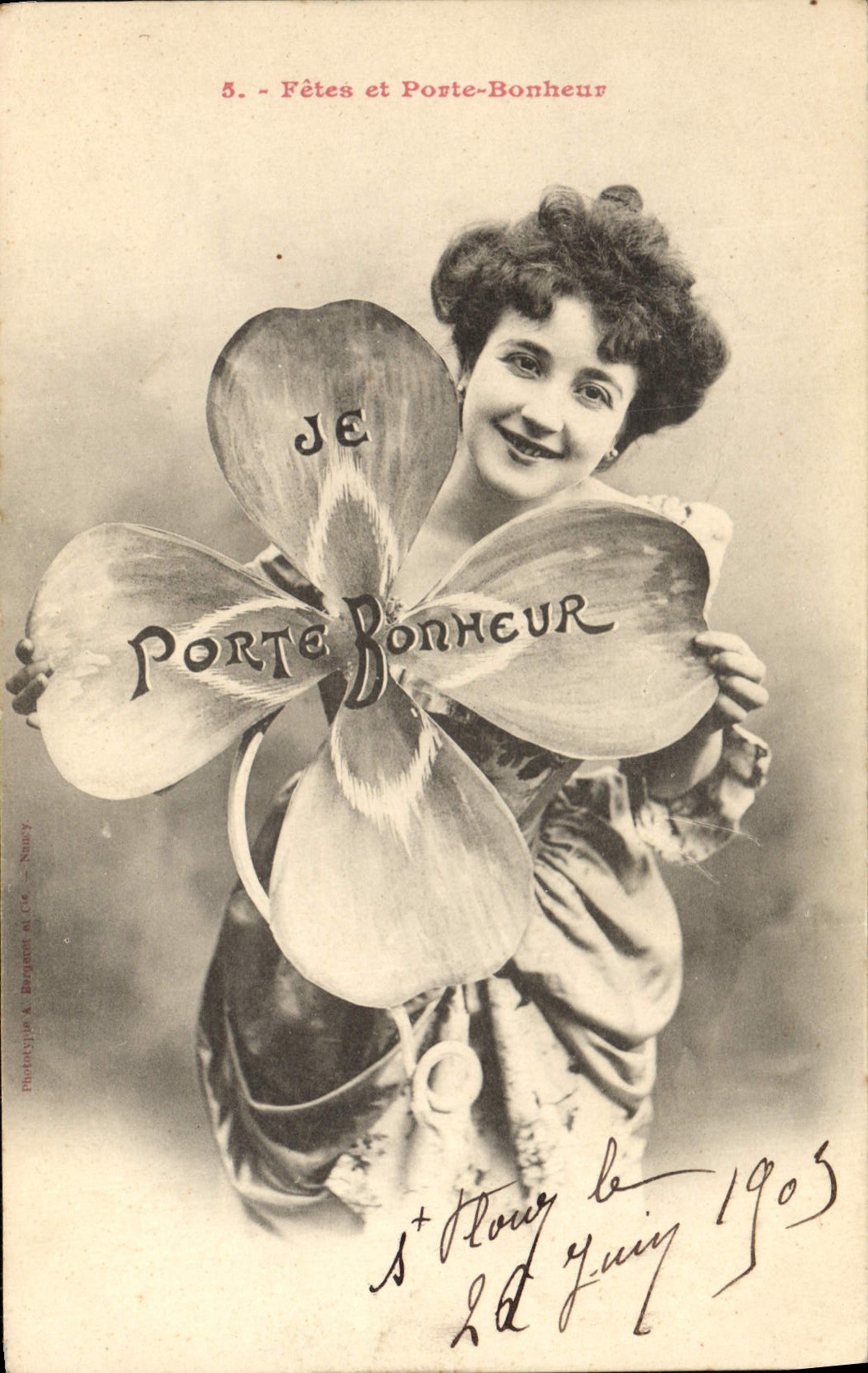 Festivals and Lucky Charms — I Carry Luck — Photographer A. Brogneret & Cie, Nancy