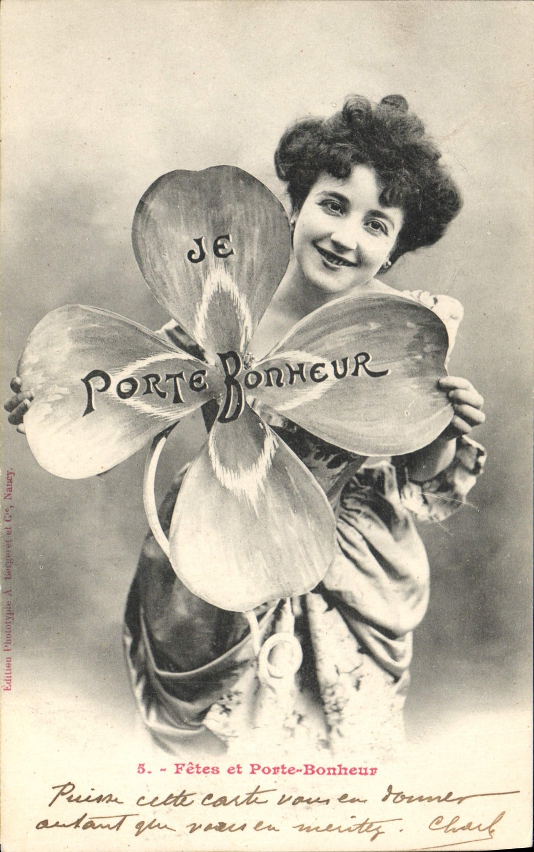 Fêtes et Porte-Bonheur — Série 5 — Édition Phototype A. Tenggeret et Cie, Naucy