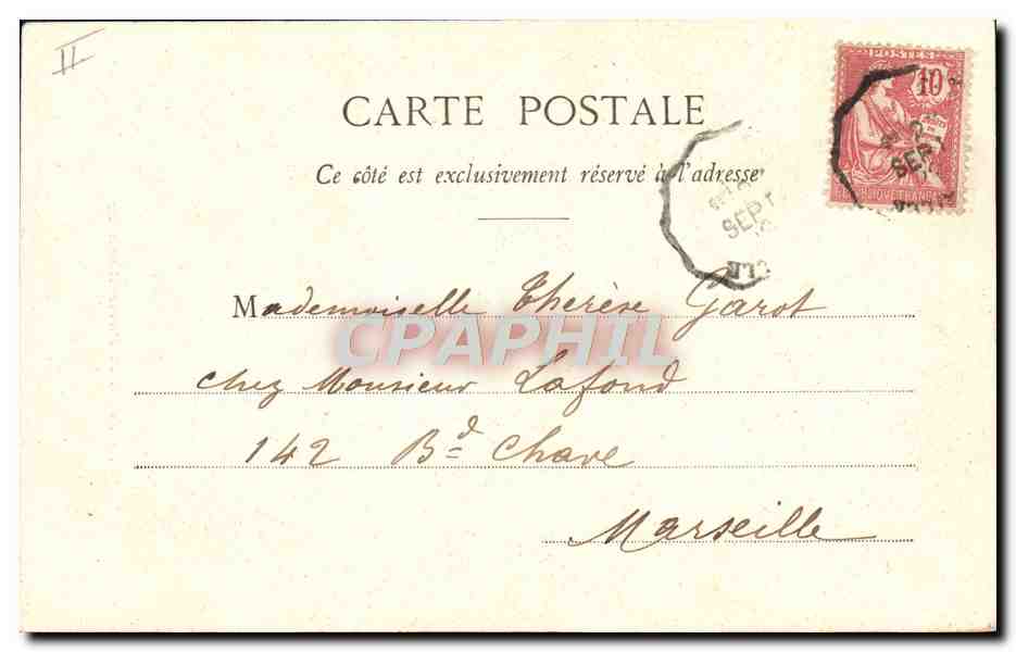Fêtes et Porte-Bonheur — Série 5 — Édition Phototype A. Tenggeret et Cie, Naucy — Verso