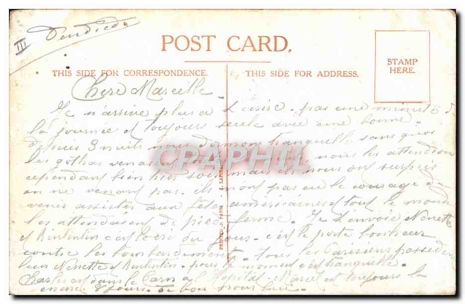 Nénénette et Rintintin — dessin de Right. — éditeur Right, n° 2976 — Verso