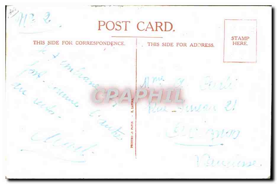 Nénénette e Rintintin — disegno di Right — n° 2974 — Verso