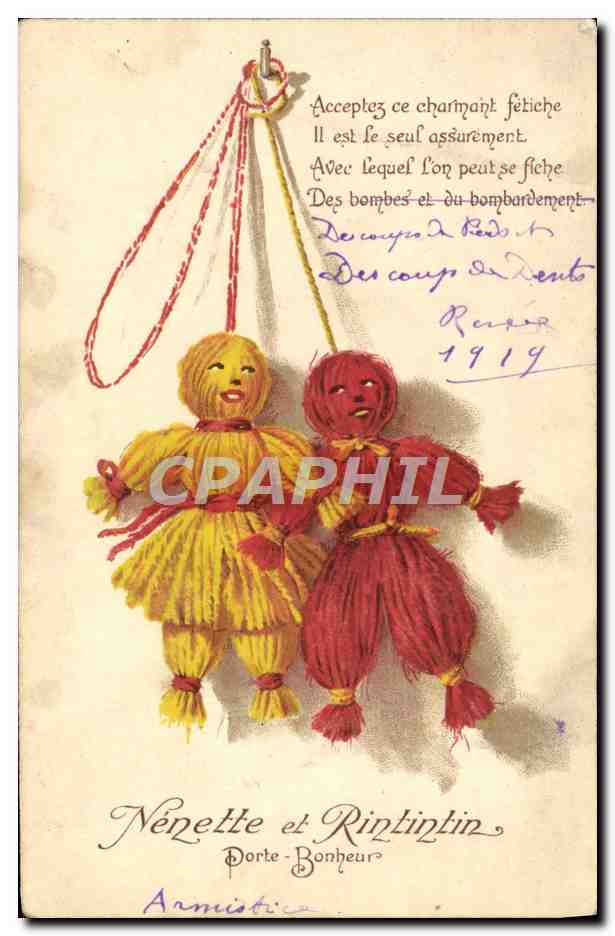 Nénette et Rintintin — Porte-Bonheur — R. et Cie. Imp.-édit., Rue Joubert, Paris