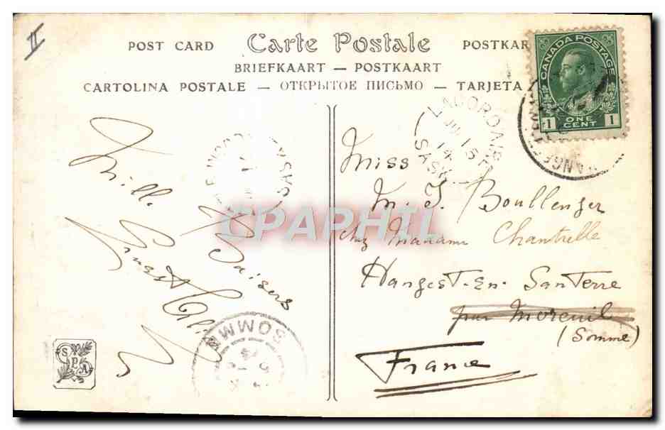CPA Chevre Salons de Paris Gaudrefroy La barriere  — Verso