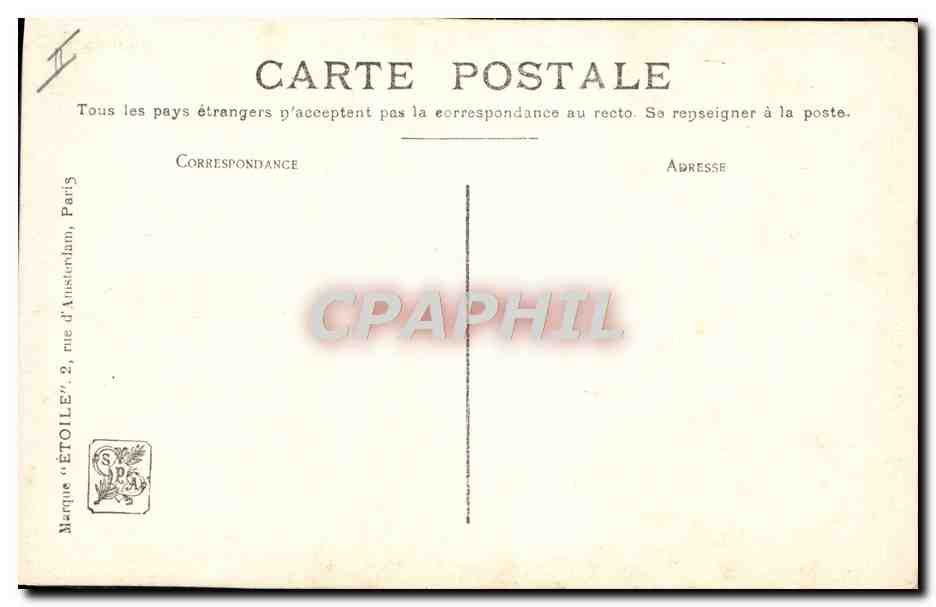 CPA Chevre Salon 1909 Bettannier En Alsace Lorraine — Rückseite