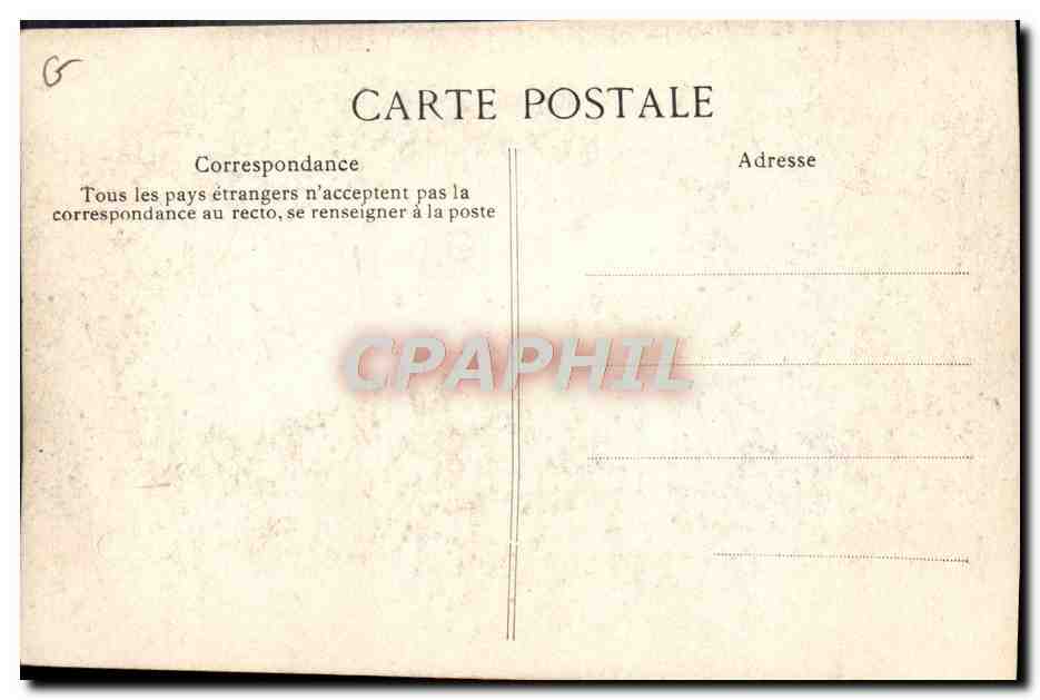 CPA La greve des postiers Les soldats remplacent les Postiers TOP — Rückseite