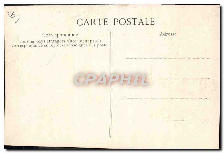 CPA La greve des postiers La troupe gardant l'Hotel des Postes TOP — Rückseite