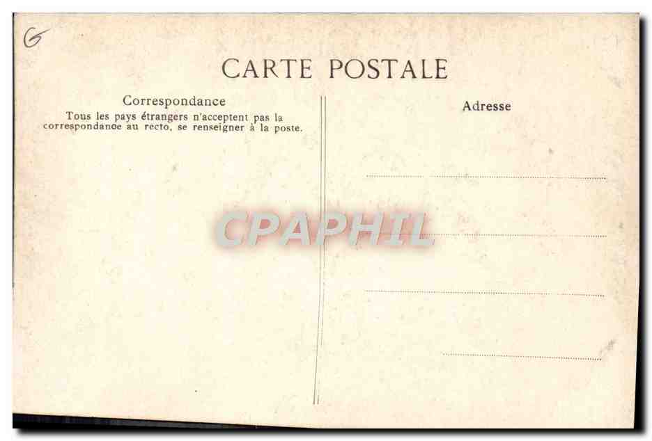 CPA La greve des postiers Classement des lettres par la troupe TOP — Rückseite