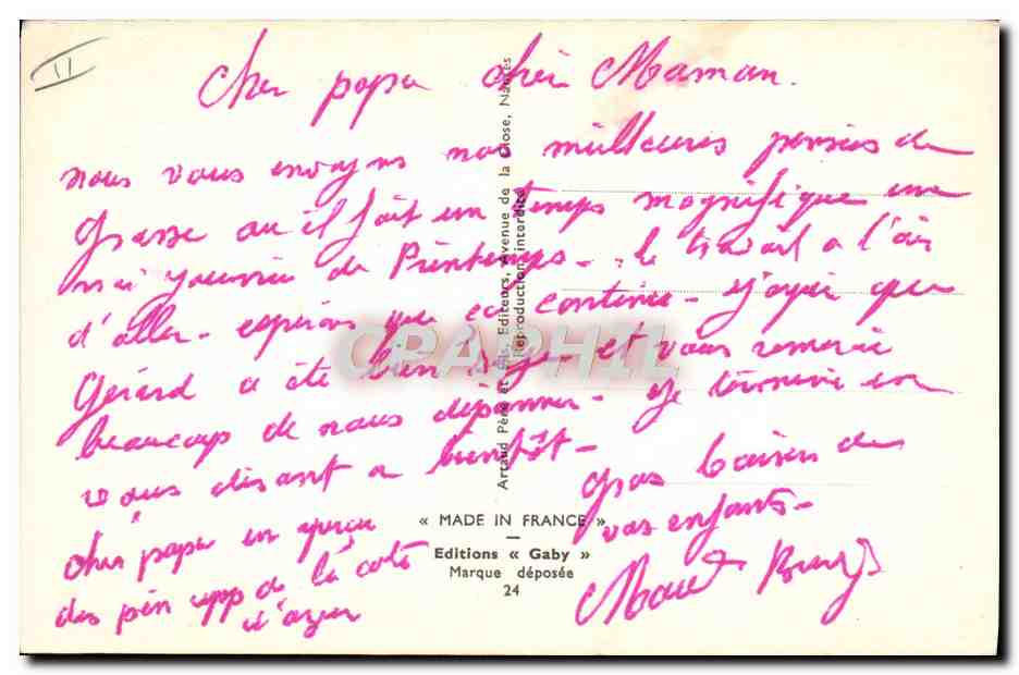 CPA Humour Jumelles marines Plage Femme forte  — Rückseite