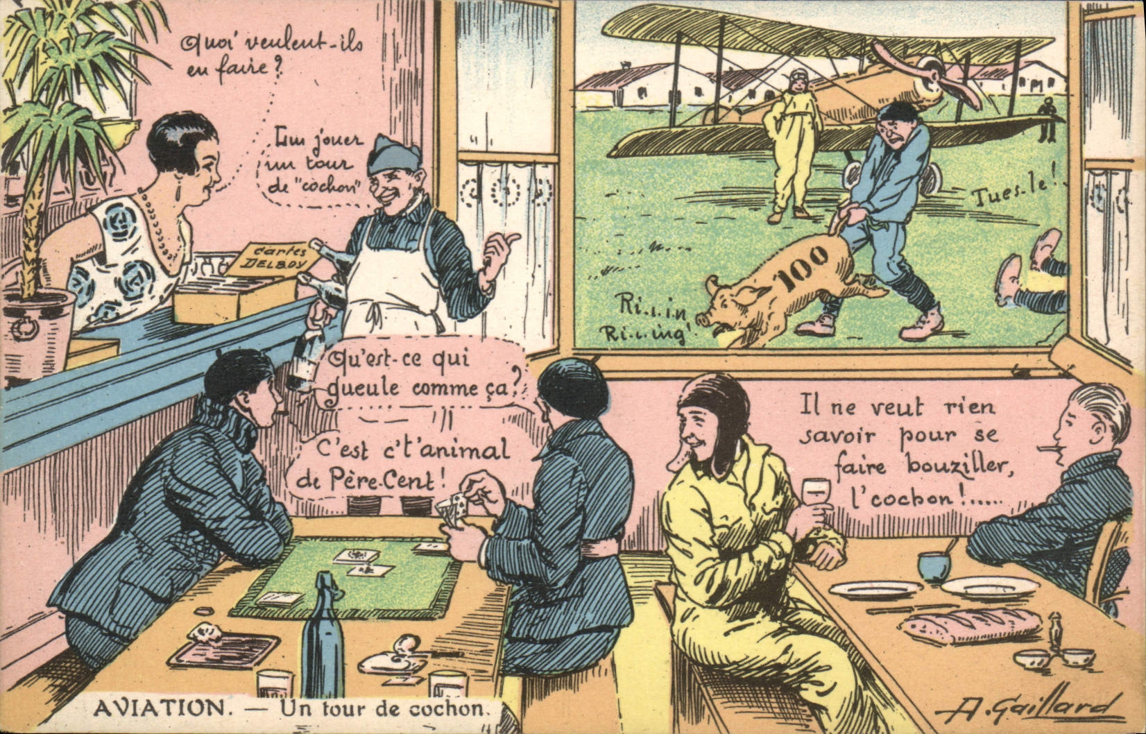 Aviation — Un tour de cochon — A. Gaillard