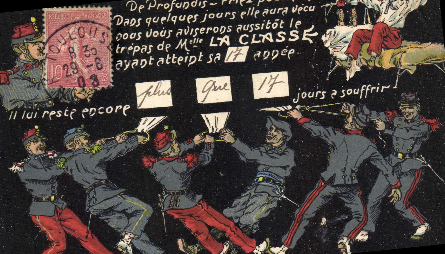 Soldats en action — illustration militaire — éditeur non visible