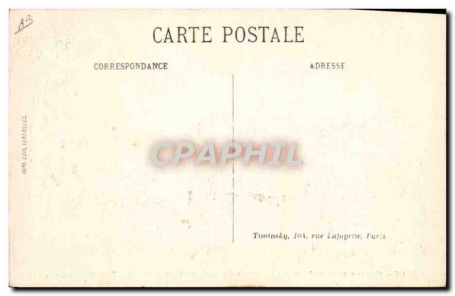 Boran — Cantonnement du Train des Equipages des boulangeries de campagne — T M K, Visa Paris 409 — Verso