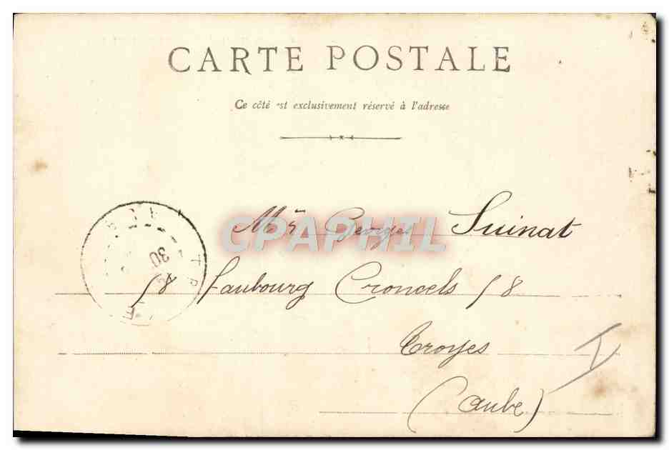 CPA Militaria Camp de Mailly Vue prise de la Croix  — Rückseite