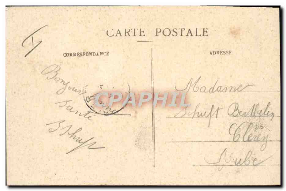 CPA Militaria Mailly le Camp Cuisine Epluchage des patates  — Rückseite