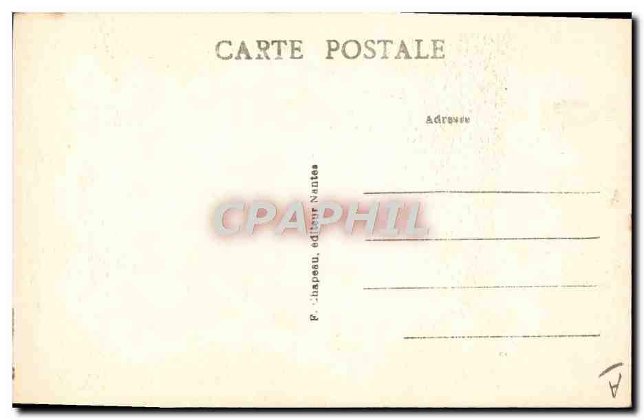 CPA Folklore Bretagne vers 1840 Femmes d'Escoublac  — Rückseite