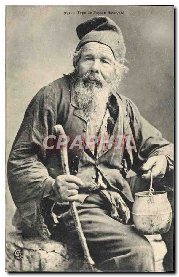 Type van een Savoyarder Boer — 971 — Uitgever CR