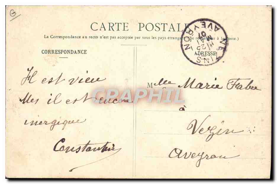 In Savoie - Type Boer — Uitgever E. Revérend, n° 971 — Achterkant