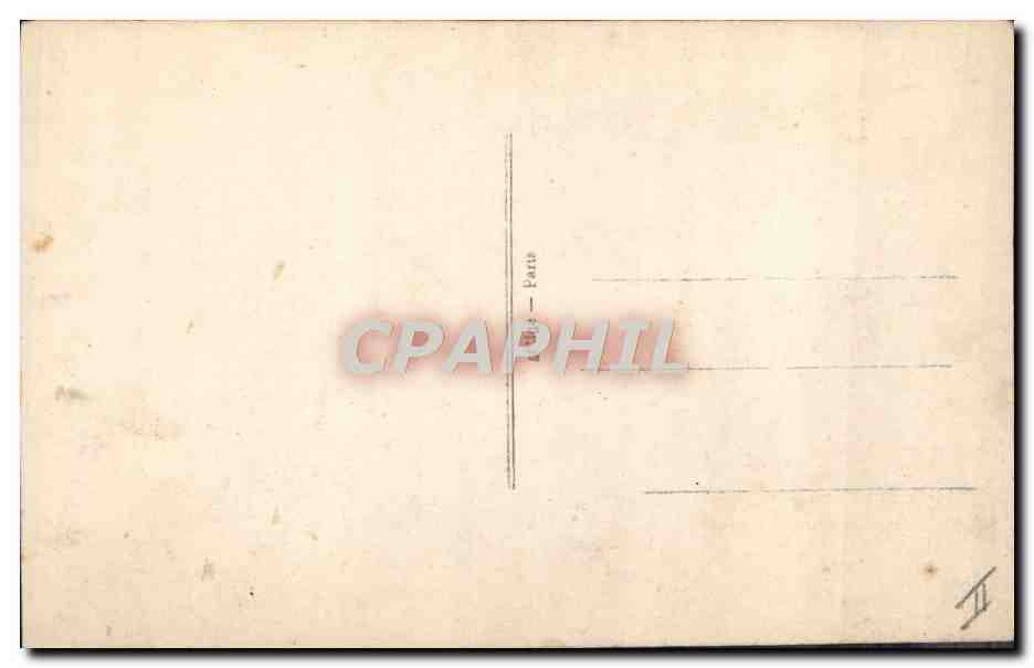 CPA Fantaisie Telephone Homme — Back