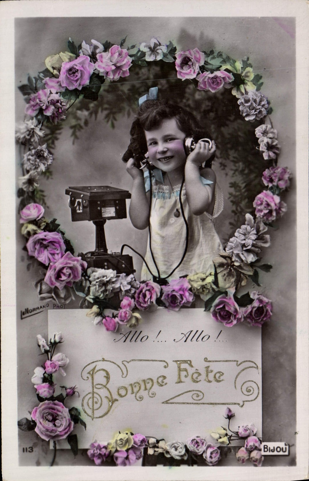 CPA Fantaisie Telephone Enfant