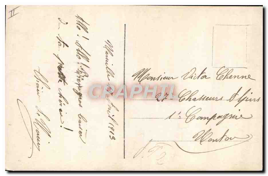 CPA Fantaisie Telephone Femme — Rückseite